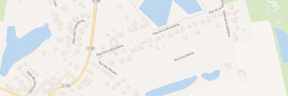 Plan du 170 Rue de la Mousserie à Mérignies