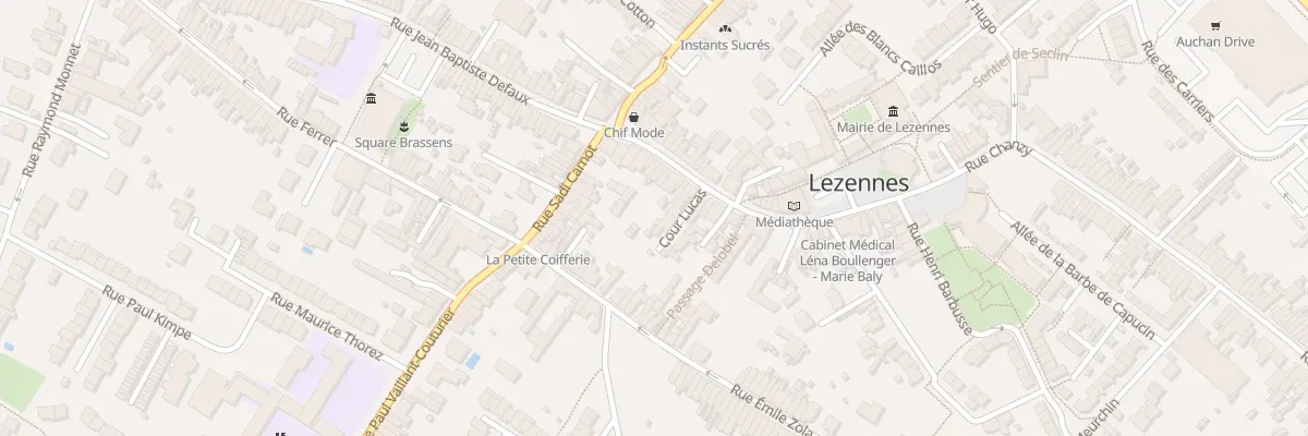 Plan du 27 Rue Gambetta à Lezennes