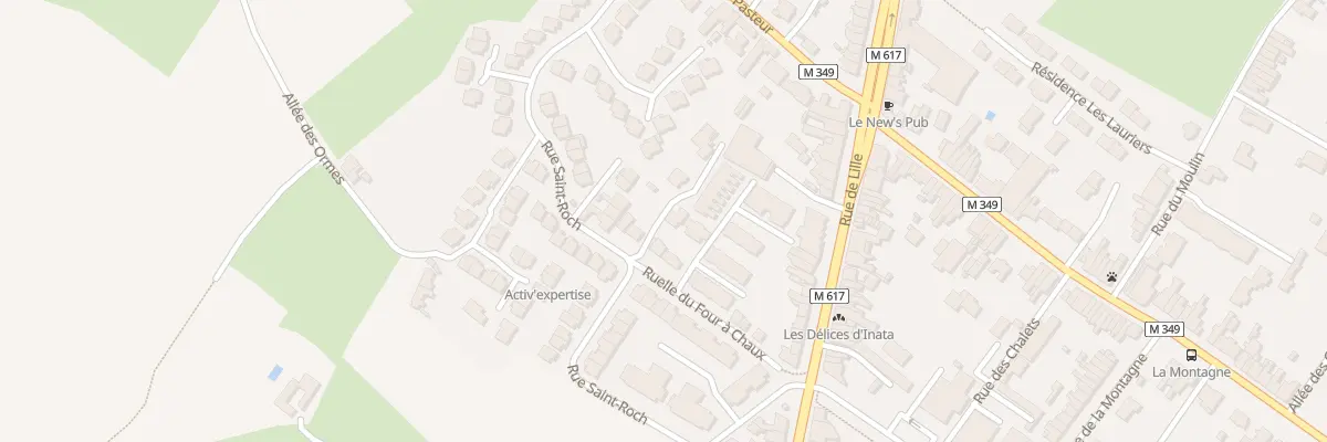 Plan du 6 Rue Saint-Roch à Roncq