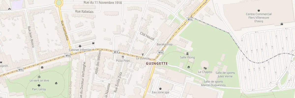 Plan du 5 Sen des Guinguettes R Voltaire à Mons-en-Barœul