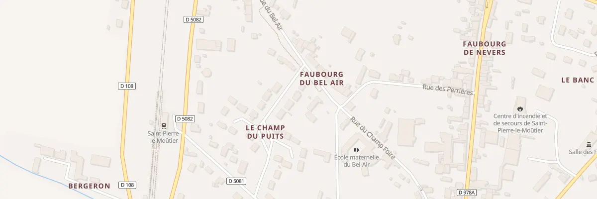 Plan du 24 Rue du Champ du Puits à Saint-Pierre-le-Moûtier