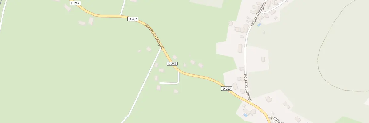 Plan du 198 Rte du Margat à Parigny-les-Vaux