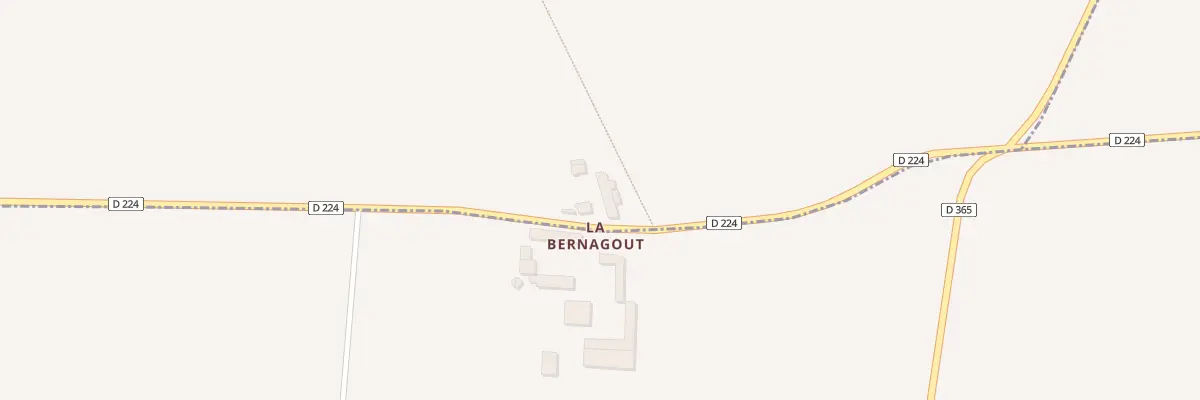 Plan du 2 La Bernagout à Brannay