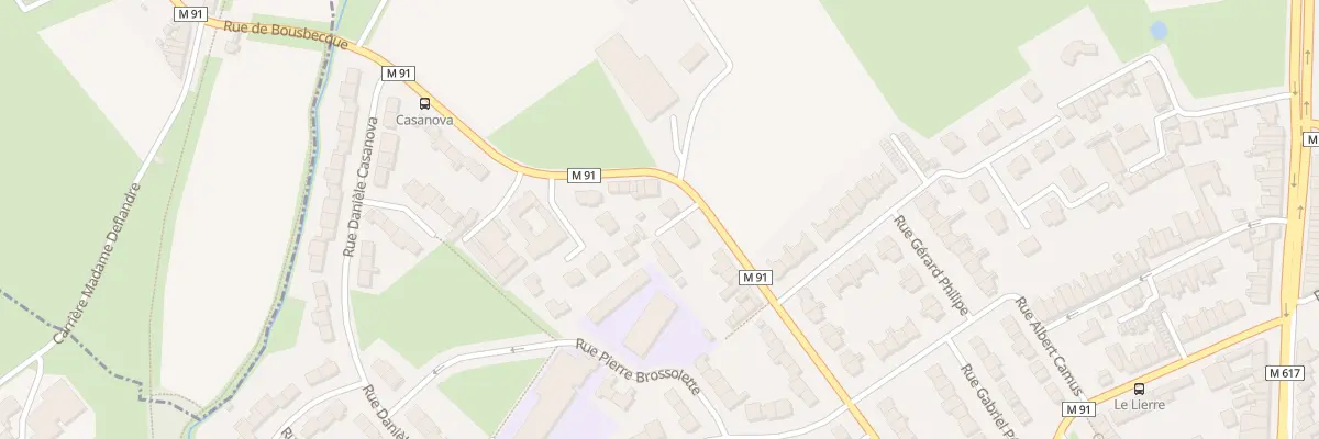 Plan du 157 Rue de Bousbecque à Roncq