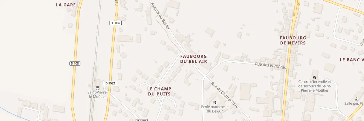 Plan du 26 Rue du Champ du Puits à Saint-Pierre-le-Moûtier