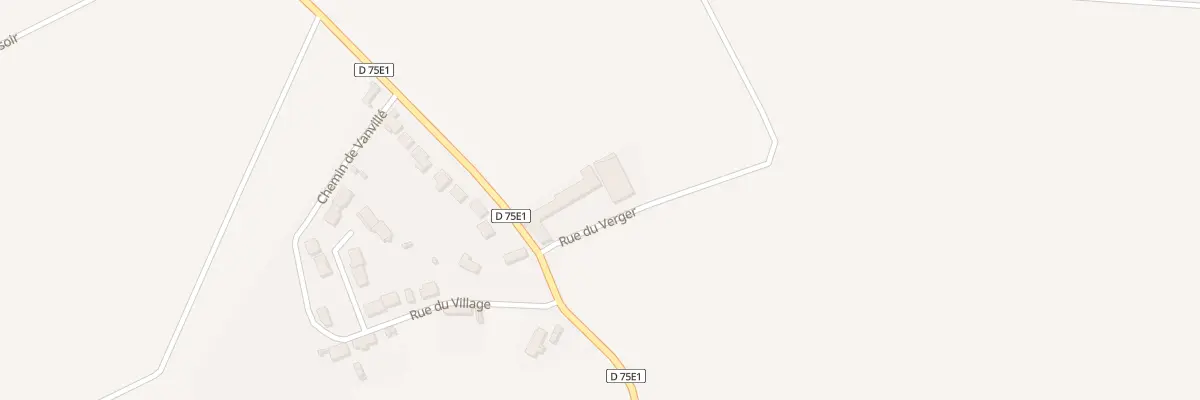 Plan du 4 Rue du Verger à Vanvillé
