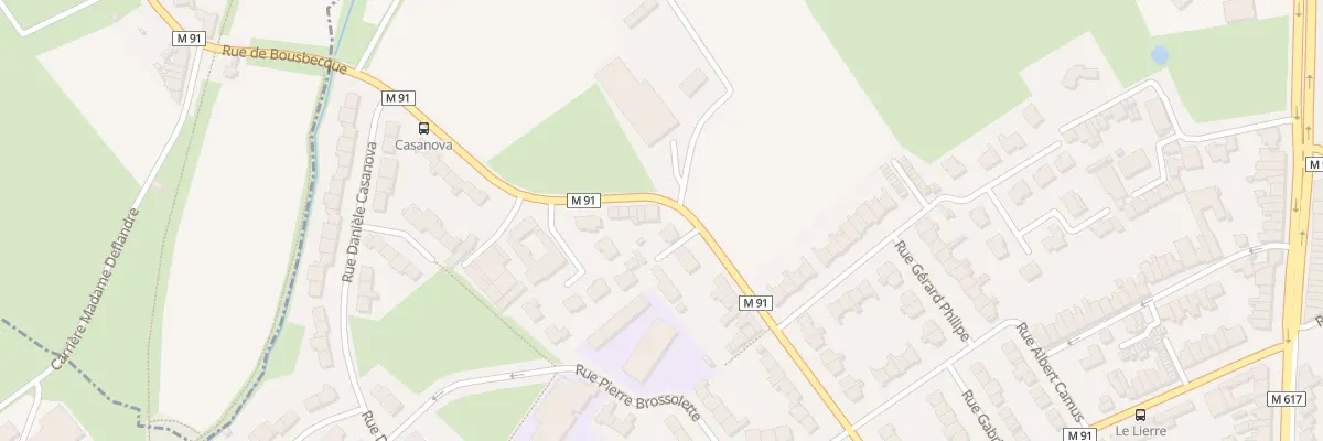 Plan du 161 Rue de Bousbecque à Roncq