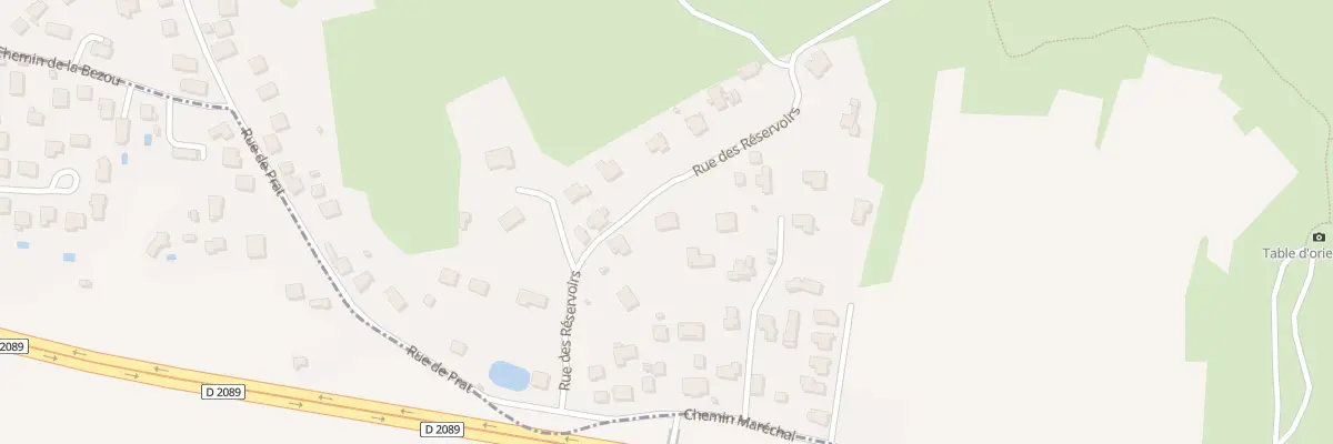 Plan du 14 Rue des Réservoirs à Aubière