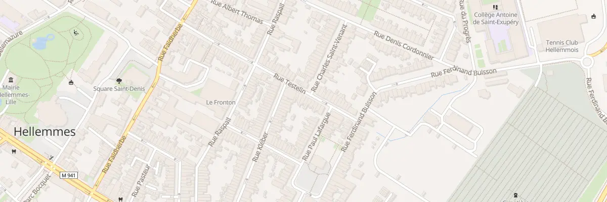 Plan du 74 Rue Testelin à Lille