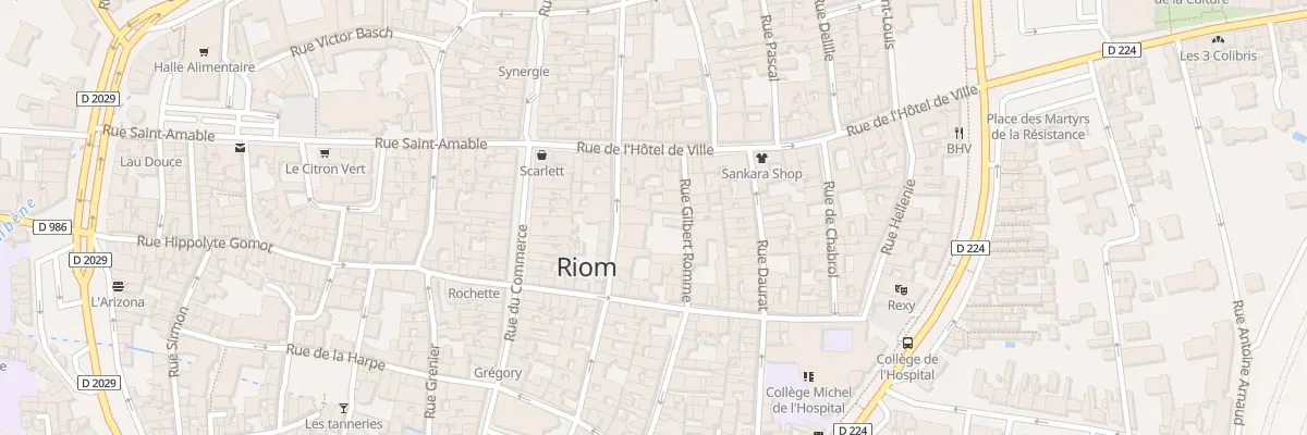 Plan du 7B Rue Gilbert Romme à Riom