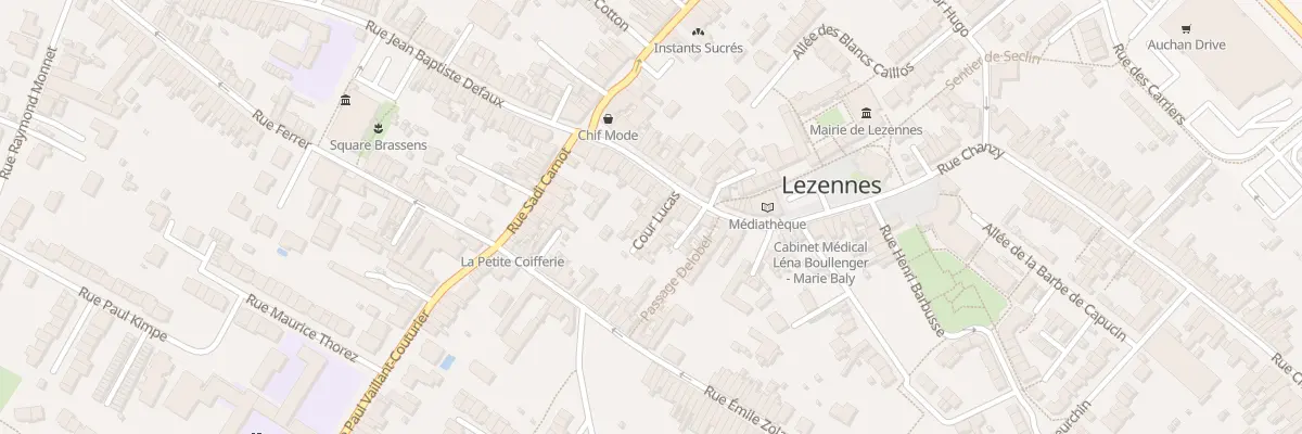 Plan du 1 Vc Lucas à Lezennes