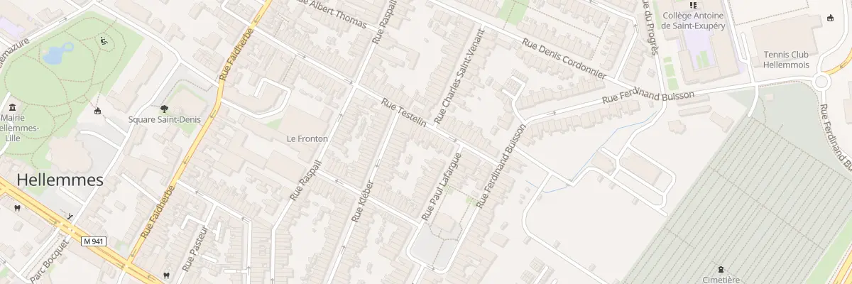 Plan du 76 Rue Testelin à Lille