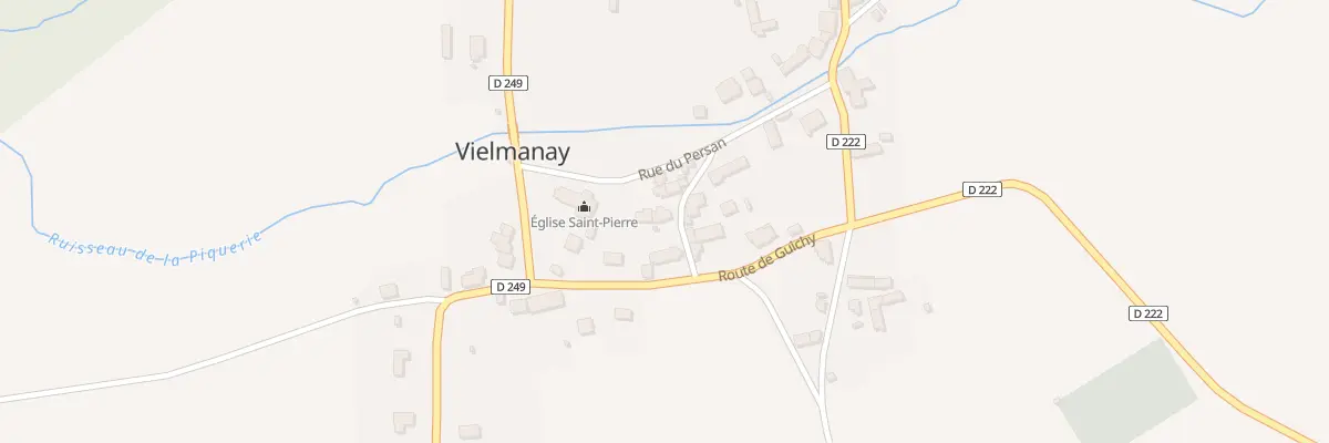 Plan du 6 Rte du Lavoir à Vielmanay
