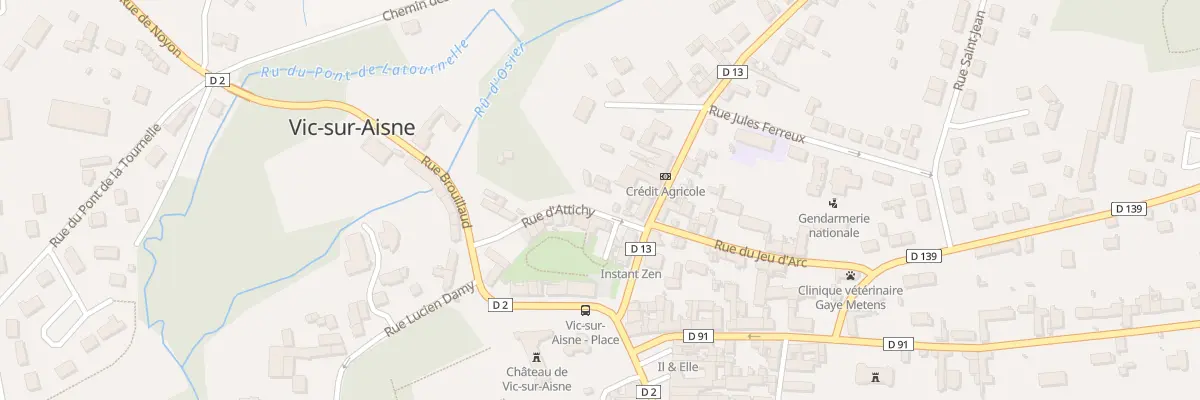 Plan du 6 Rue d’Attichy à Vic-sur-Aisne