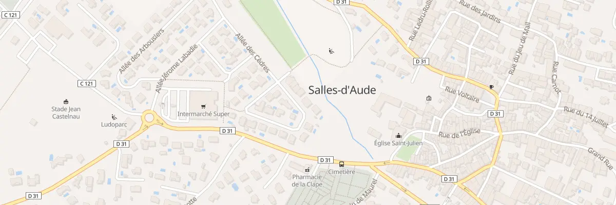 Plan du 11 All des Cèdres à Salles-d’Aude