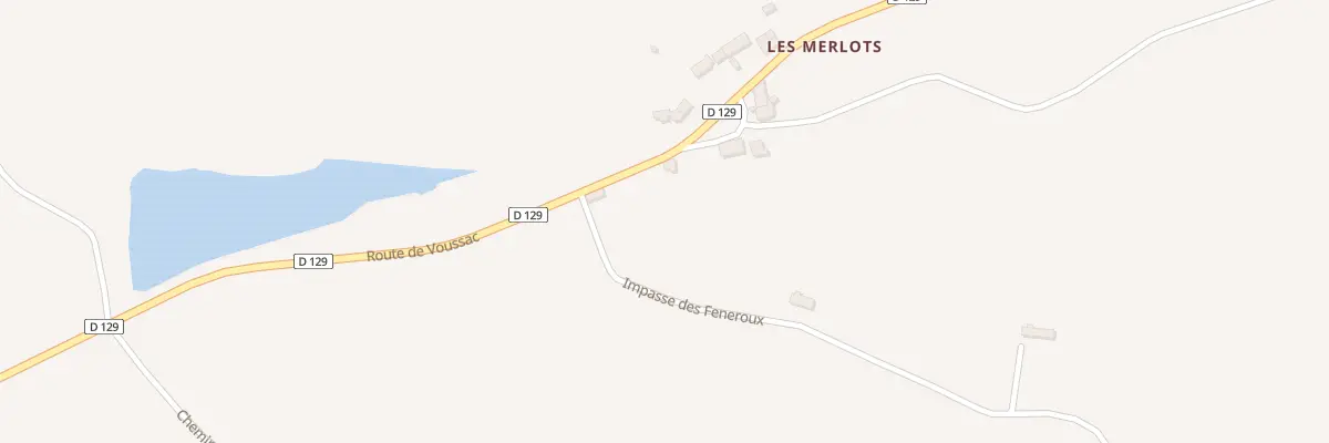 Plan du 19 Les Merlots au Theil