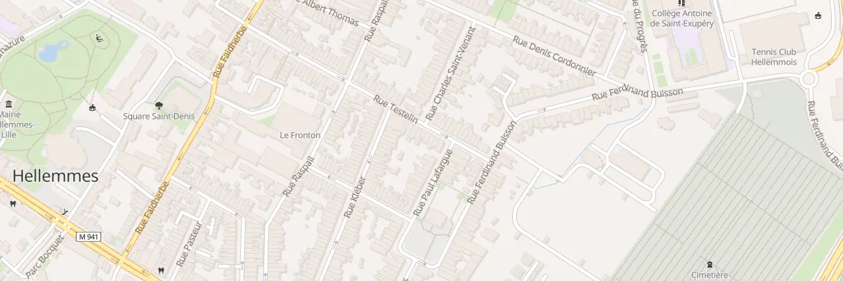 Plan du 78 Rue Testelin à Lille