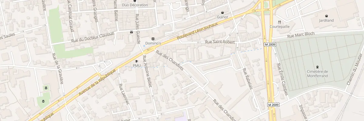 Plan du 13 Rue des Chandiots à Clermont-Ferrand