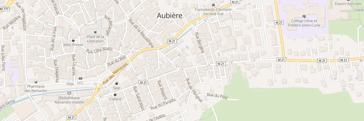 Plan du 47B Rue du Chambon à Aubière