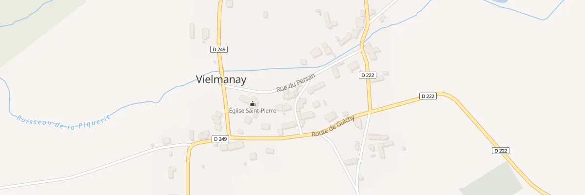 Plan du 2 Rte du Lavoir à Vielmanay