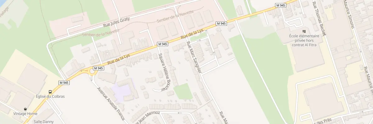 Plan du 4 Rue Marc Sangnier à Halluin