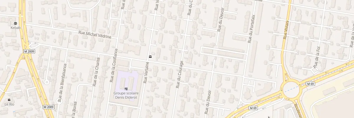 Plan du 53 Rue du Courage à Clermont-Ferrand