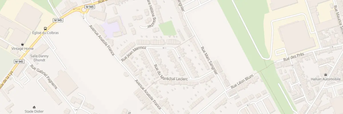 Plan du 4 Rue Jean Mermoz à Halluin