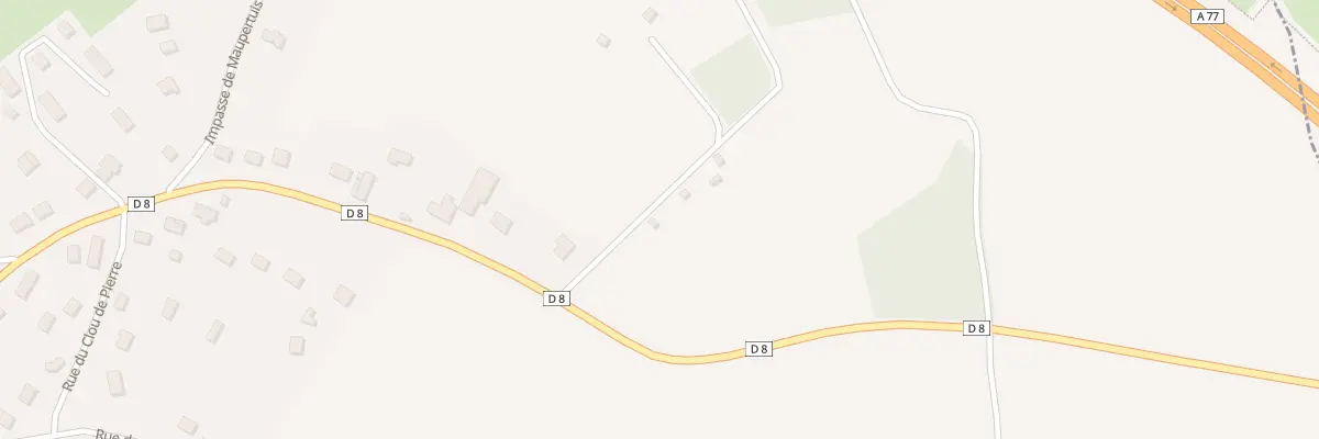 Plan du 87 Rue du Doc Jean Pidoux à Pougues-les-Eaux