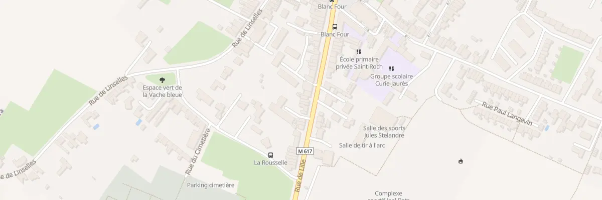 Plan du 91 Rue de Lille à Roncq