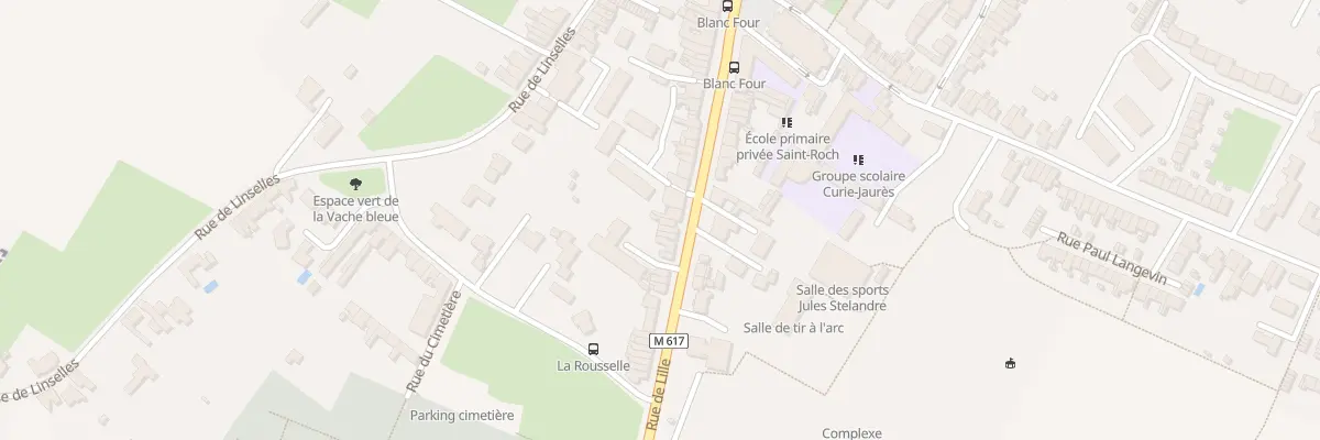 Plan du 93 Rue de Lille à Roncq