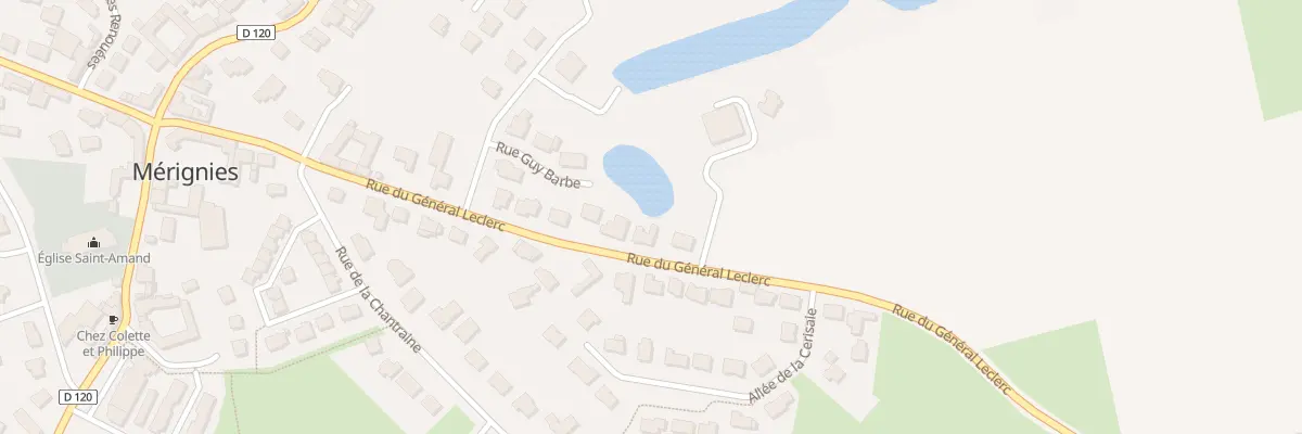 Plan du 341 Rue du Général Leclerc à Mérignies