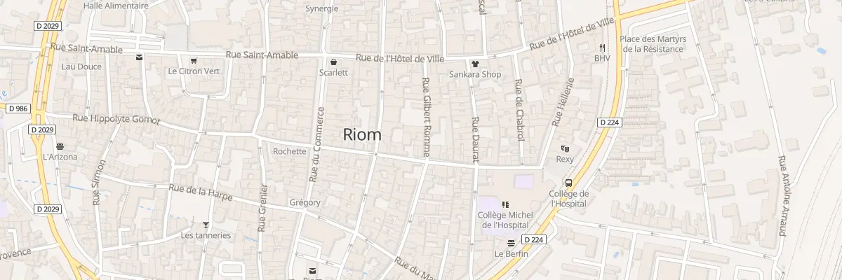 Plan du 9B Rue Gilbert Romme à Riom