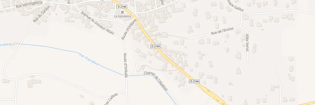 Plan du 14 Av de Riom à Saint-Bonnet-près-Riom