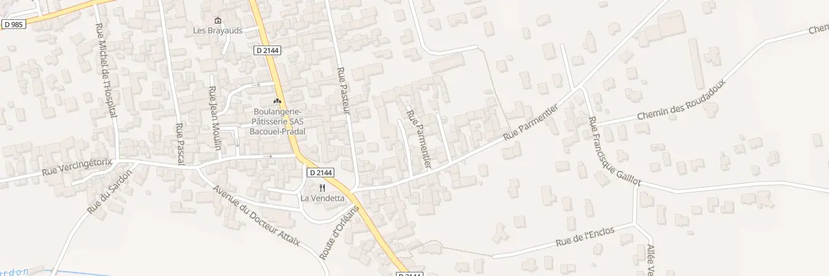 Plan du 12 Rue Parmentier à Saint-Bonnet-près-Riom