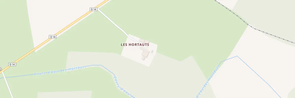 Plan du 1 Les Hortaults à Champignelles