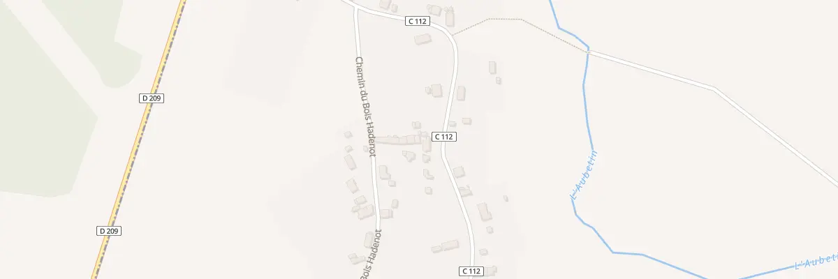 Plan du 41 Courcelles à Amillis