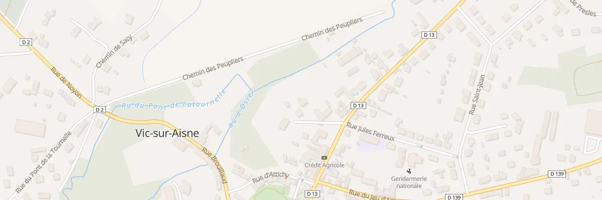 Plan du 17T Rue de St Christophe à Vic-sur-Aisne