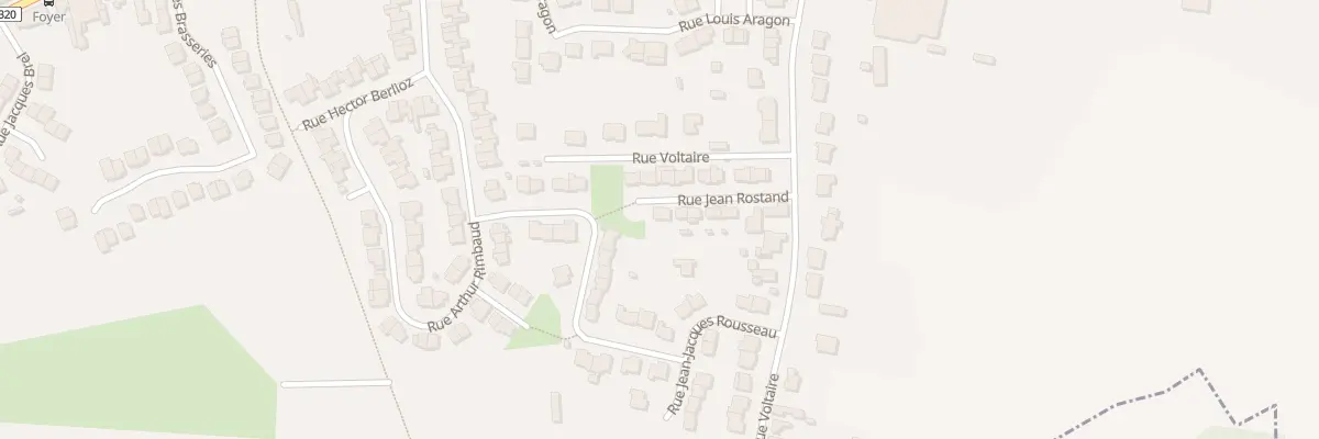 Plan du 9 Rue Jean Rostand à Roost-Warendin