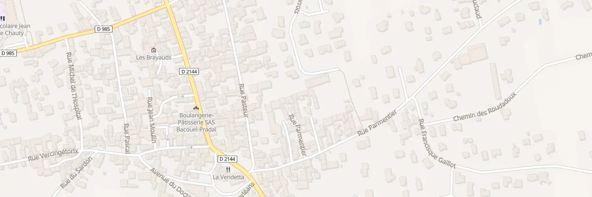 Plan du 24T Rue Parmentier à Saint-Bonnet-près-Riom