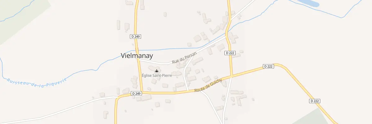 Plan du 4 Rue du Persan à Vielmanay