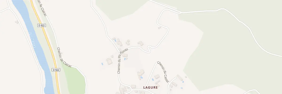 Plan du 5244 Le Bosc à Villemagne-l’Argentière