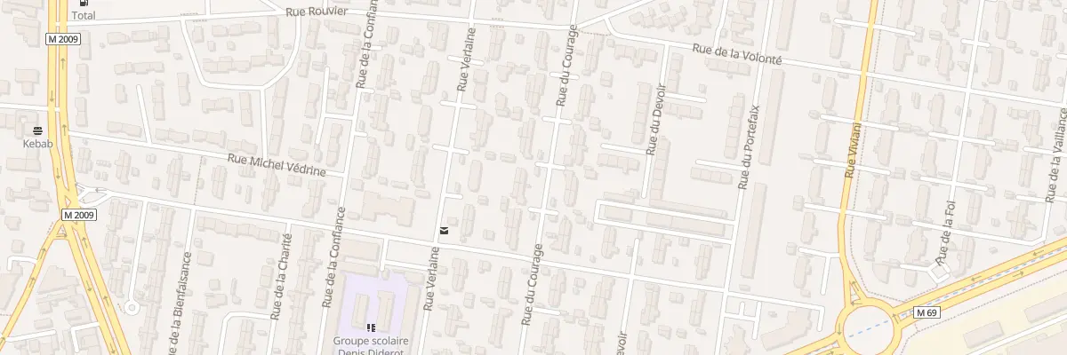 Plan du 63 Rue du Courage à Clermont-Ferrand