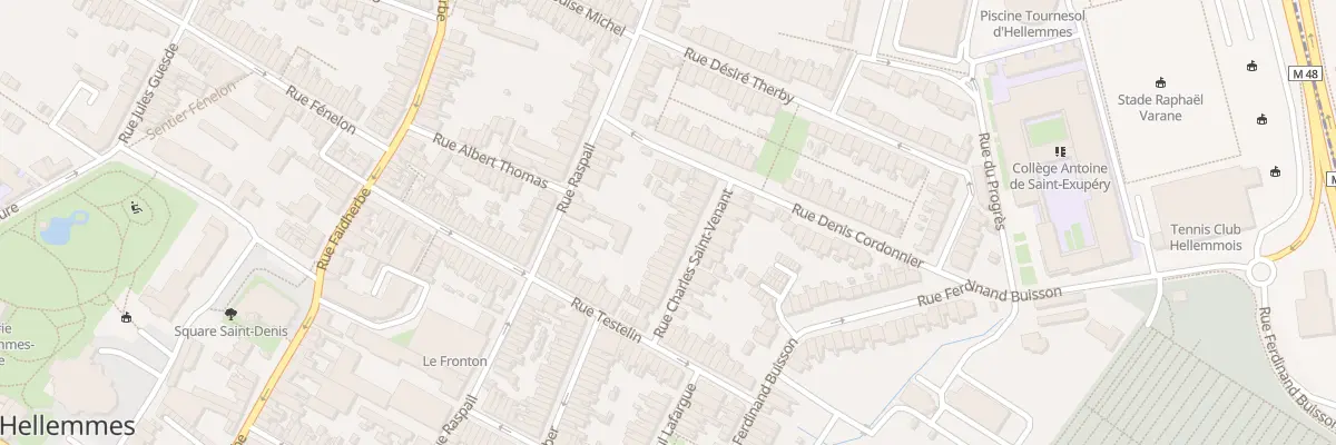 Plan du 23 Rue Charles Saint-Venant à Lille