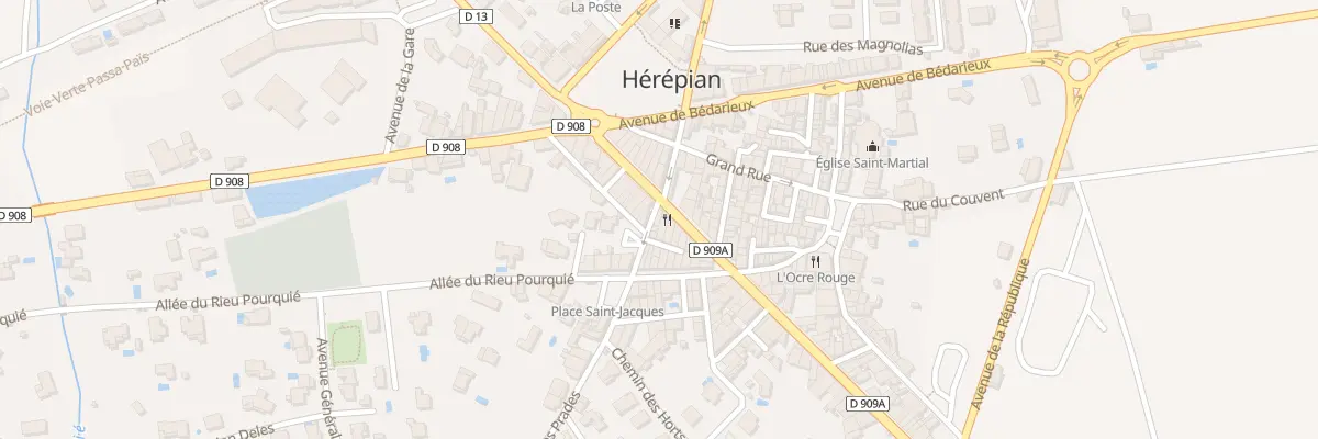 Plan du 1 Rue de l’Ancien Courrier à Hérépian