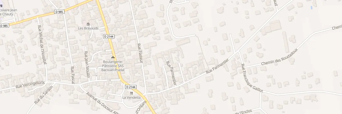 Plan du 22 Rue Parmentier à Saint-Bonnet-près-Riom