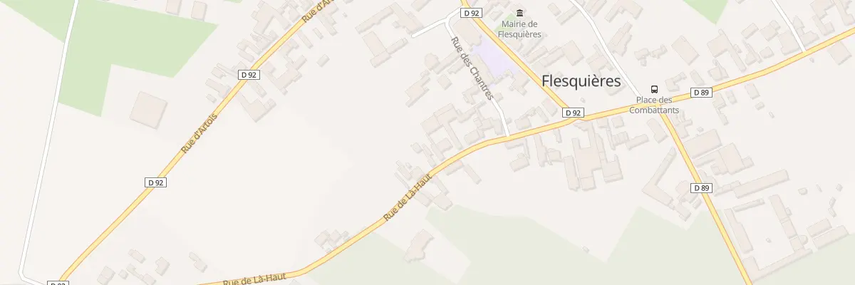 Plan du 10 Rue de la Haut à Flesquières