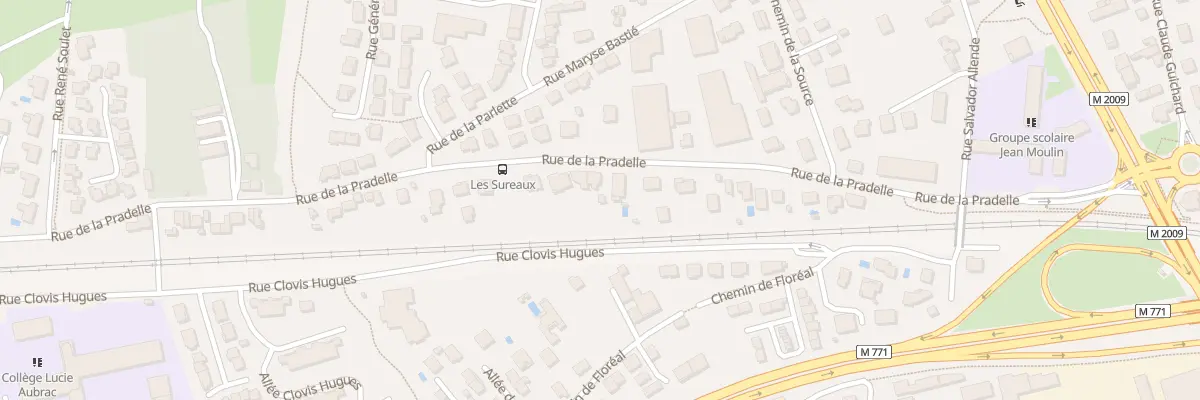 Plan du 194 Rue de la Pradelle à Clermont-Ferrand