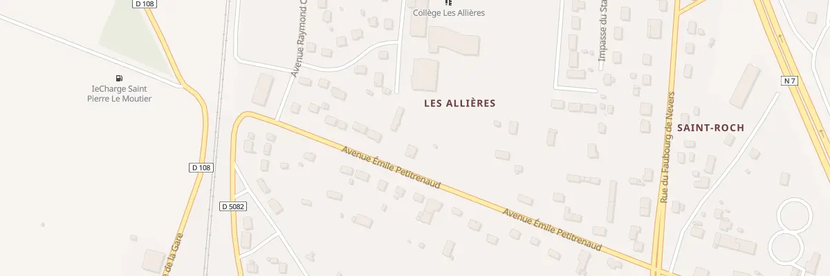 Plan du 24 Av Émile Petitrenaud à Saint-Pierre-le-Moûtier