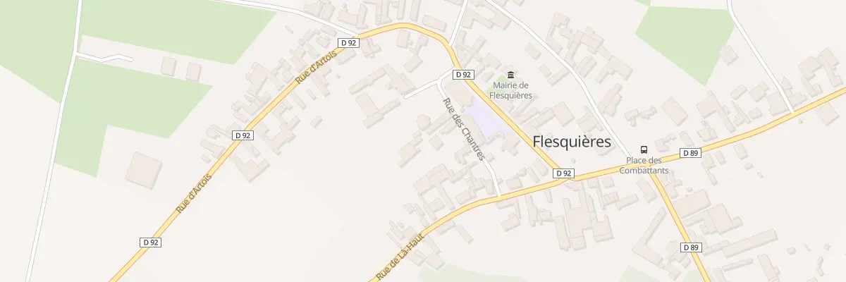 Plan du 5 Rue des Chantres à Flesquières