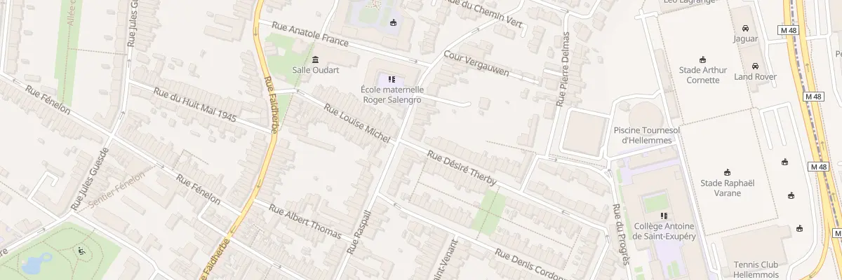 Plan du 112 Rue Raspail Hellemmes à Lille